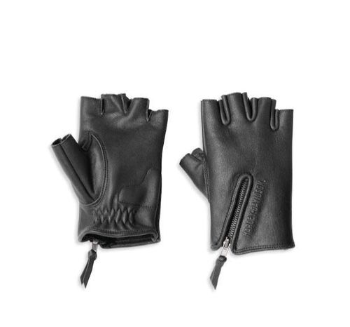 Harley - Davidson - Women - Edge Cut Fingerless Leather Gloves - 97118-22VW
